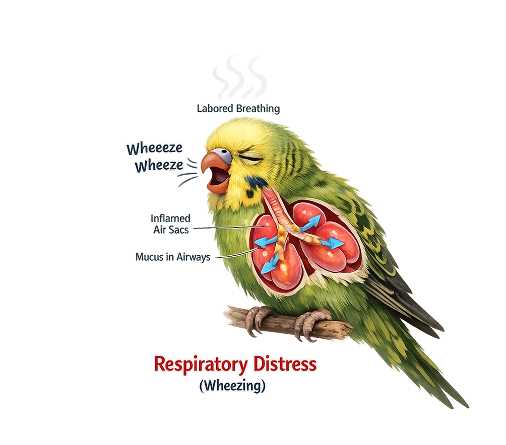 Respiratory Distress (wheezing)